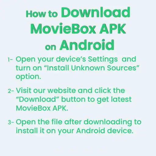 How to Download MovieBox APK on Android Infographic